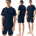 Piżama męska 100% BAWEŁNA krótka letnia HENDERSON SHORE - XL