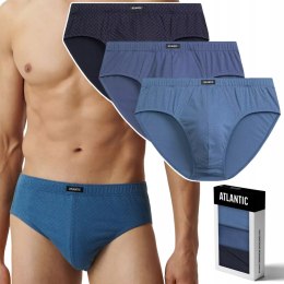 Slipy męskie 3 PARY klasyczne 100% BAWEŁNA ATLANTIC 3MP-192 - XXL