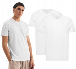 T-SHIRT męski ZESTAW 2-PAK koszulka bawełniana HENDERSON MOVE - XL