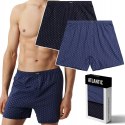 Bokserki męskie 100% BAWEŁNA luźne 2 PARY ATLANTIC 2MBX-069 - L