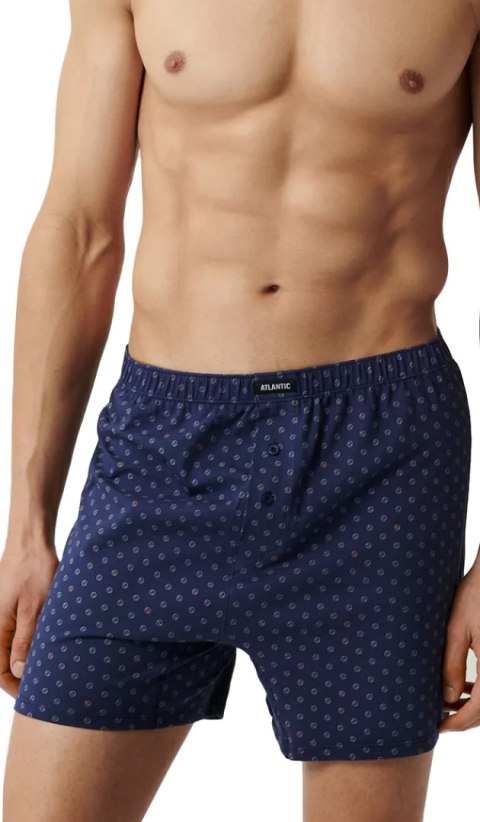 Bokserki męskie 100% BAWEŁNA luźne 2 PARY ATLANTIC 2MBX-069 - L Bokserki męskie 100% BAWEŁNA luźne 2 PARY ATLANTIC 2MBX-069 - L