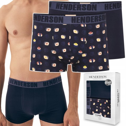 Bokserki męskie 2-PAK majtki bawełniane HENDERSON 42592 SUSHI - 3XL Bokserki męskie 2-PAK majtki bawełniane HENDERSON 42592 SUSHI - 3XL