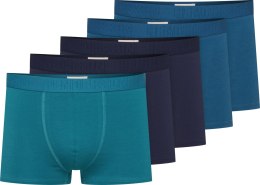 Bokserki męskie 5-PAK majtki bawełniane HENDERSON 42695 SOLID - XXL