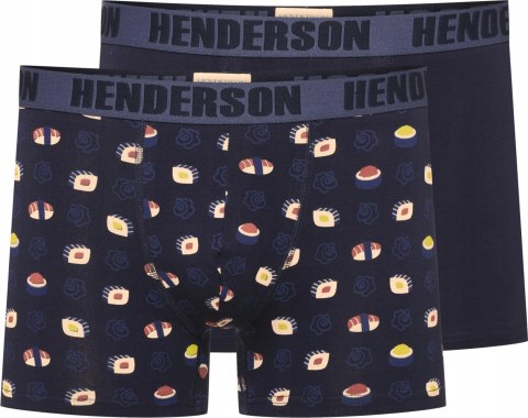Bokserki męskie DŁUGIE 2-PAK majtki bawełniane HENDERSON 42625 SUSHI - M