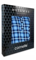 KOSZULA do spania NOCNA MĘSKA + SZLAFMYCA CORNETTE - XXL