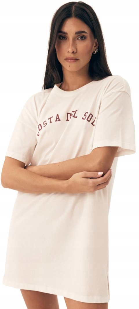 Koszula nocna damska 100% BAWEŁNA krótki rękaw HENDERSON NIMES - XXL Koszula nocna damska 100% BAWEŁNA krótki rękaw HENDERSON NIMES - XXL