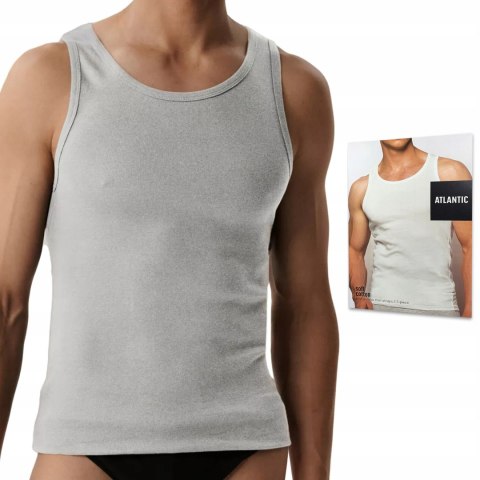 Koszulka męska na ramiączkach bawełniana TANK TOP ATLANTIC 046 - XXL Koszulka męska na ramiączkach bawełniana TANK TOP ATLANTIC 046 - XXL