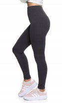 Legginsy damskie z wysokim stanem W PRĄŻKI sportowe MORAJ - L/XL