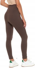 Legginsy damskie z wysokim stanem W PRĄŻKI sportowe MORAJ - S/M