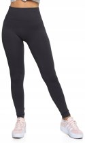 Legginsy damskie z wysokim stanem W PRĄŻKI sportowe MORAJ - S/M