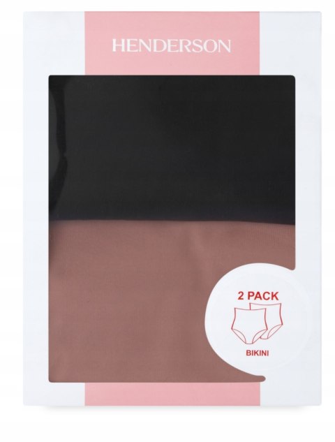 Majtki damskie z WYSOKIM STANEM 2-PAK figi midi HENDERSON BUMP K002 - XXL