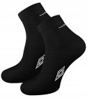 Skarpety 3-PAK sportowe UMBRO QUARTER bawełniane ZAKOSTKI - mix - 43-46