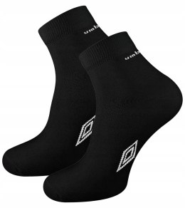Skarpety 3-PAK sportowe UMBRO QUARTER bawełniane ZAKOSTKI - mix - 43-46
