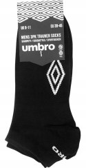 Skarpety bawełniane STOPKI 3-PAK sportowe UMBRO SNEAKER - 43-46