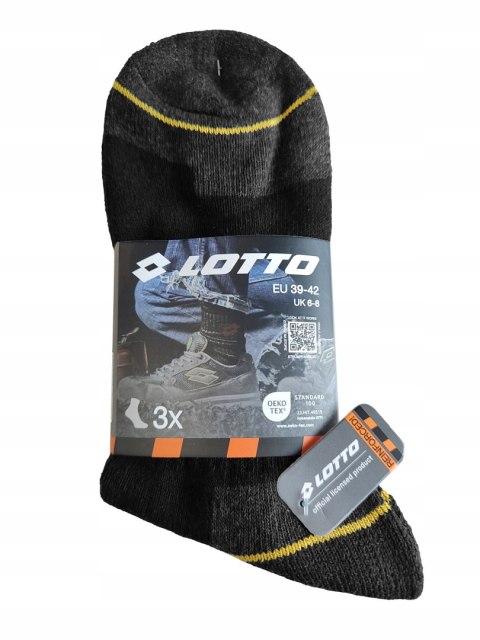 Skarpety długie ROBOCZE grube FROTTE 3-PAK LOTTO JOB - 39-42