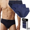 Slipy męskie 3 PARY klasyczne 100% BAWEŁNA ATLANTIC 3MP-188 - XXL