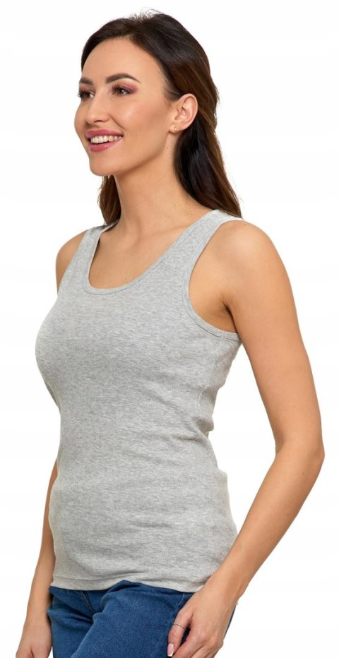 Top damski podkoszulka na RAMIĄCZKACH bokserka gładka dopasowana MORAJ 4XL Top damski podkoszulka na RAMIĄCZKACH bokserka gładka dopasowana MORAJ 4XL