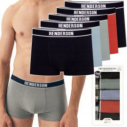 Bokserki męskie 5-PAK majtki bawełniane HENDERSON 42694 SOON - 3XL