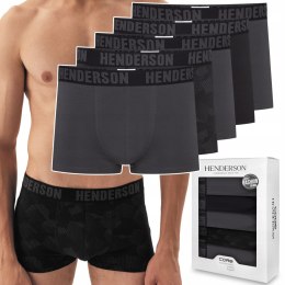 Bokserki męskie 5-PAK majtki bawełniane HENDERSON 43170 SOUL - XL