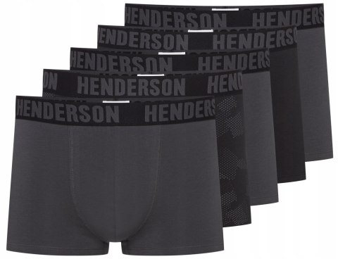 Bokserki męskie 5-PAK majtki bawełniane HENDERSON 43170 SOUL - XL Bokserki męskie 5-PAK majtki bawełniane HENDERSON 43170 SOUL - XL