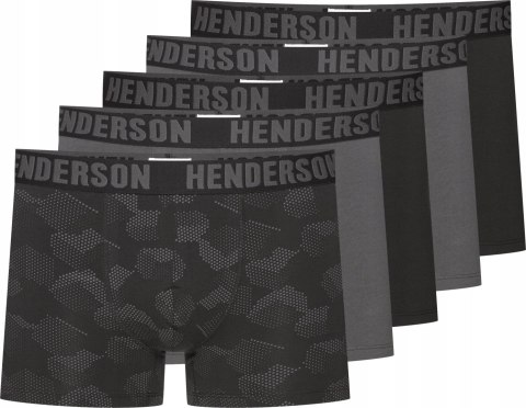 Bokserki męskie DŁUGIE 5-PAK majtki bawełniane HENDERSON 43171 SOUL - XXL Bokserki męskie DŁUGIE 5-PAK majtki bawełniane HENDERSON 43171 SOUL - XXL