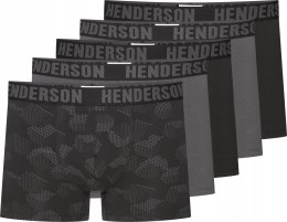 Bokserki męskie DŁUGIE 5-PAK majtki bawełniane HENDERSON 43171 SOUL - L