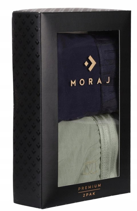 Bokserki męskie z BAWEŁNY CZESANEJ 2-PAK Premium Line MORAJ - L Bokserki męskie z BAWEŁNY CZESANEJ 2-PAK Premium Line MORAJ - L