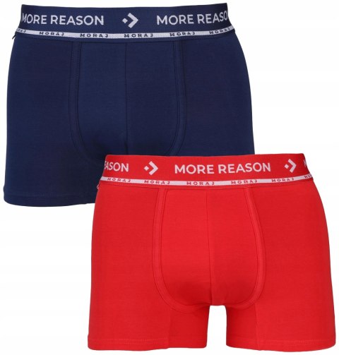 Bokserki męskie z BAWEŁNY CZESANEJ 2-PAK Premium Line MORAJ - L Bokserki męskie z BAWEŁNY CZESANEJ 2-PAK Premium Line MORAJ - L