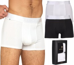 Bokserki męskie z BAWEŁNY CZESANEJ 2-PAK Premium Line MORAJ - M