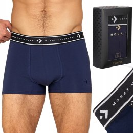 Bokserki męskie z BAWEŁNY CZESANEJ Premium Line MORAJ - XL