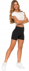 KOLARKI z wysokim stanem krótkie sportowe legginsy damskie MORAJ - L/XL