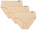 Majtki damskie bawełniane 3 PARY figi klasyczne ATLANTIC 3BLP-579 - XL