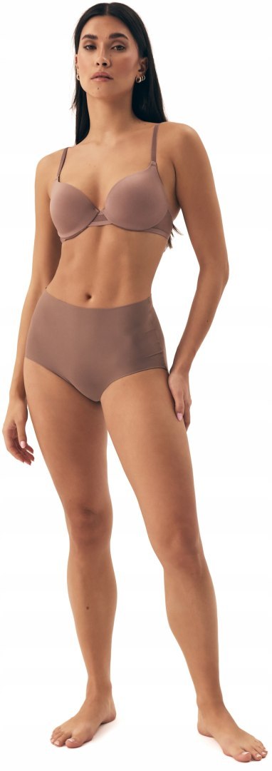 Majtki damskie z WYSOKIM STANEM 2-PAK figi midi HENDERSON BUMP K001 - XXL