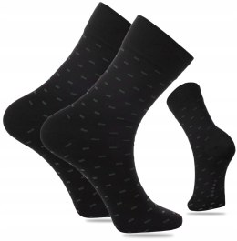 Skarpety męskie GARNITUROWE PREMIUM z bawełny merceryzowanej MORAJ - 39-42