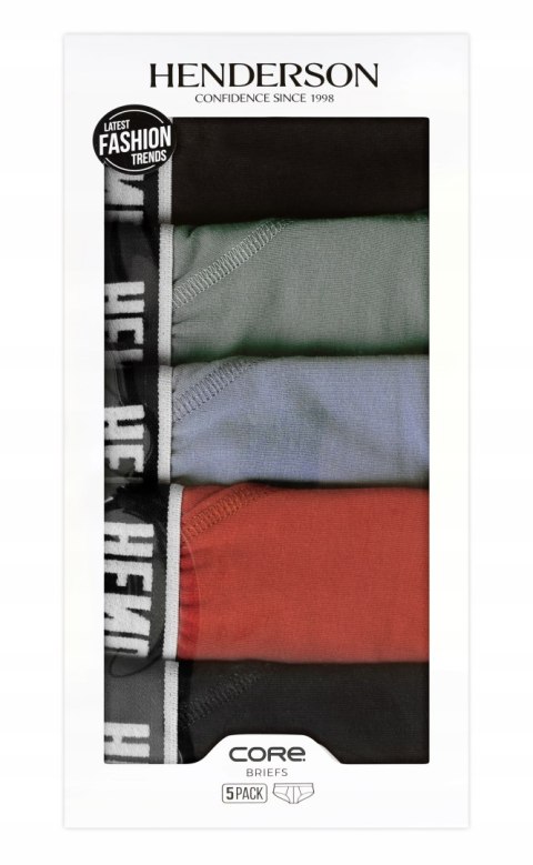 Slipy męskie 5-PAK majtki bawełniane HENDERSON 43175 SOON - XL
