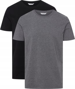 T-SHIRT męski ZESTAW 2-PAK koszulka bawełniana HENDERSON MOVE - XL