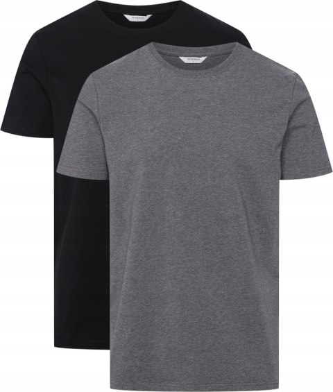 T-SHIRT męski ZESTAW 2-PAK koszulka bawełniana HENDERSON MOVE - L