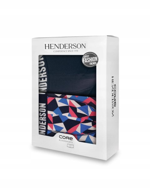 Bokserki męskie DŁUGIE 2-PAK majtki bawełniane HENDERSON 42620 SHIELD - XXL