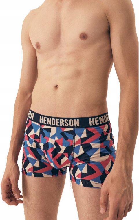 Bokserki męskie DŁUGIE 2-PAK majtki bawełniane HENDERSON 42620 SHIELD - L
