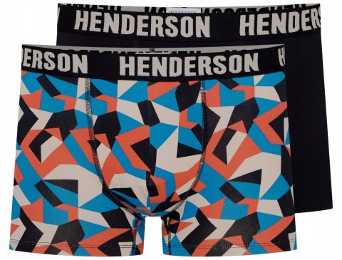 Bokserki męskie DŁUGIE 2-PAK majtki bawełniane HENDERSON 42620 SHIELD - M