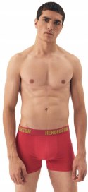 Bokserki męskie DŁUGIE 3-PAK szorty bawełniane HENDERSON 42628 STAR - 3XL