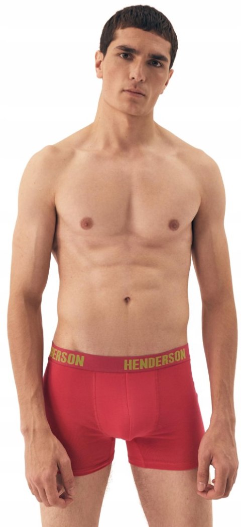 Bokserki męskie DŁUGIE 3-PAK szorty bawełniane HENDERSON 42628 STAR - XXL