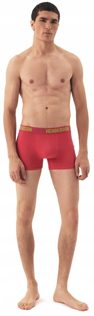 Bokserki męskie DŁUGIE 3-PAK szorty bawełniane HENDERSON 42628 STAR - XL Bokserki męskie DŁUGIE 3-PAK szorty bawełniane HENDERSON 42628 STAR - XL