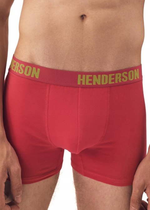 Bokserki męskie DŁUGIE 3-PAK szorty bawełniane HENDERSON 42628 STAR - XL Bokserki męskie DŁUGIE 3-PAK szorty bawełniane HENDERSON 42628 STAR - XL