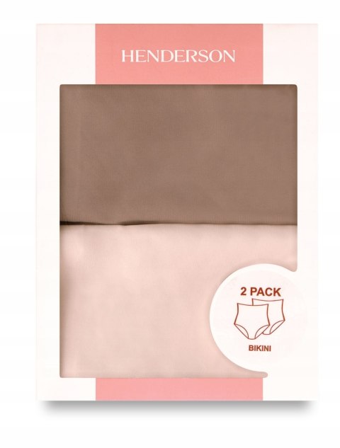 Majtki damskie z WYSOKIM STANEM 2-PAK figi HENDERSON BUMP K001 - XL