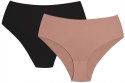 Majtki damskie z WYSOKIM STANEM 2-PAK figi HENDERSON BUMP K002 - XL