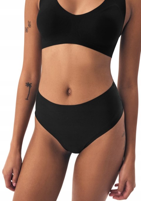 Majtki damskie z WYSOKIM STANEM 2-PAK figi HENDERSON BUMP K002 - L