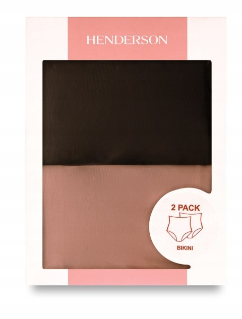 Majtki damskie z WYSOKIM STANEM 2-PAK figi HENDERSON BUMP K002 - S