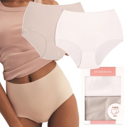 Majtki damskie z WYSOKIM STANEM 2-PAK figi midi HENDERSON BUMP K003 - XXL