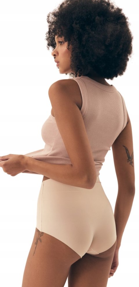 Majtki damskie z WYSOKIM STANEM 2-PAK figi midi HENDERSON BUMP K003 - XXL